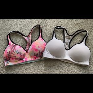 PINK YOGA XS racerback sports bra bundle